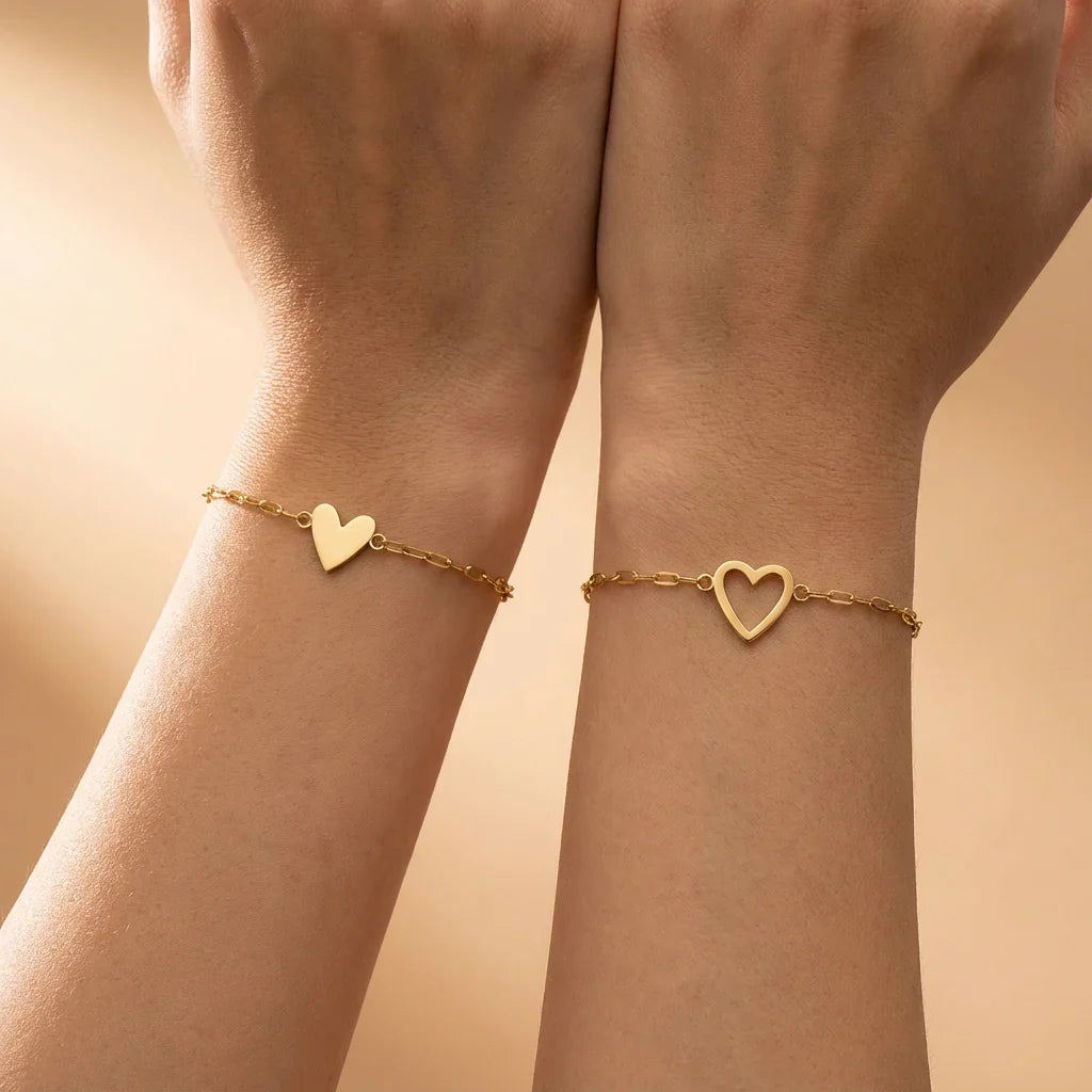 Pulsera Corazones a Juego