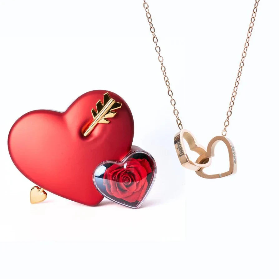 Amor Eterno Y Collar Personalizado