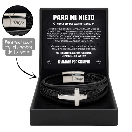 Pulsera de Fe "Guardián Eterno" para Nieto
