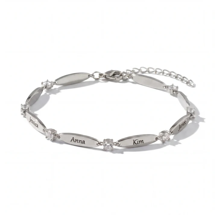 Pulsera personalizada con grabado