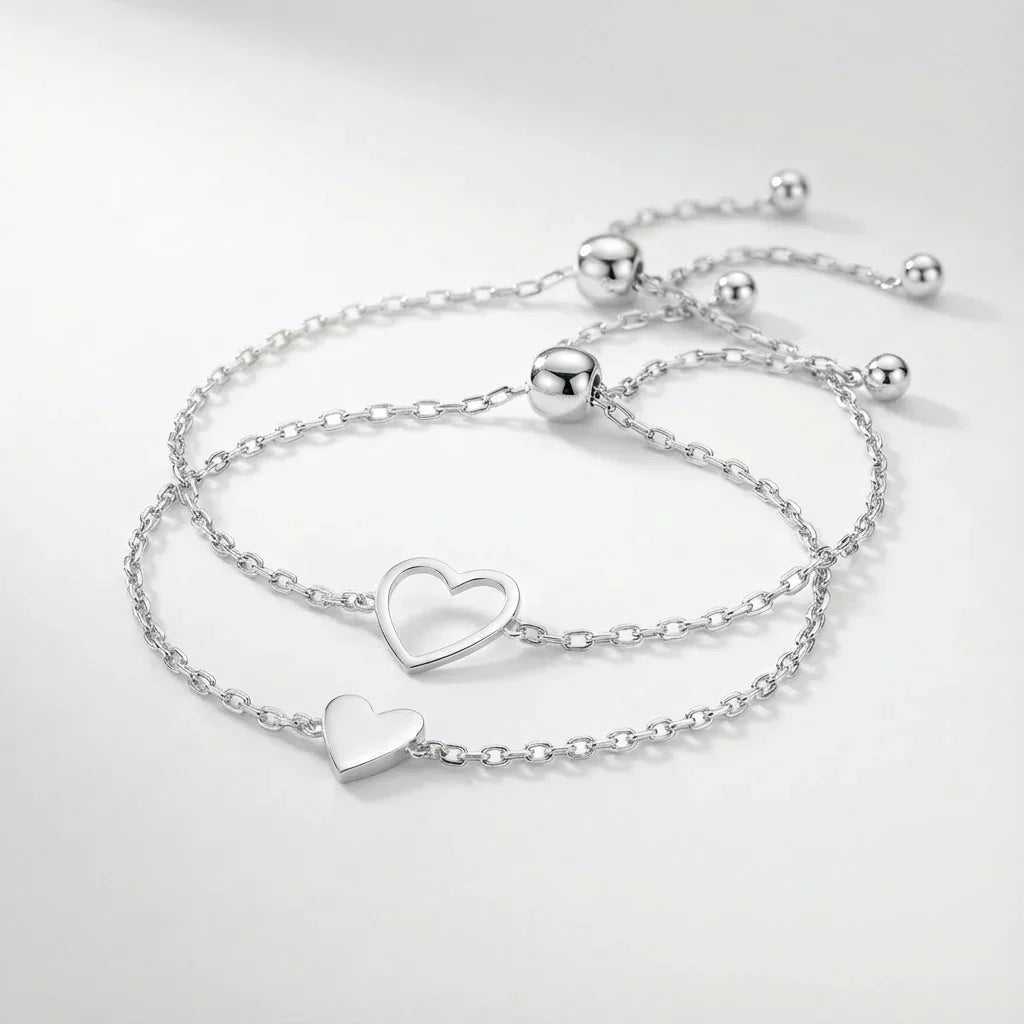 Pulsera Corazones a Juego