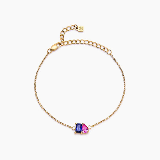 Pulsera Forever Duo con piedras natales
